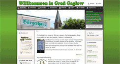 Desktop Screenshot of gross-gaglow-cottbus.de